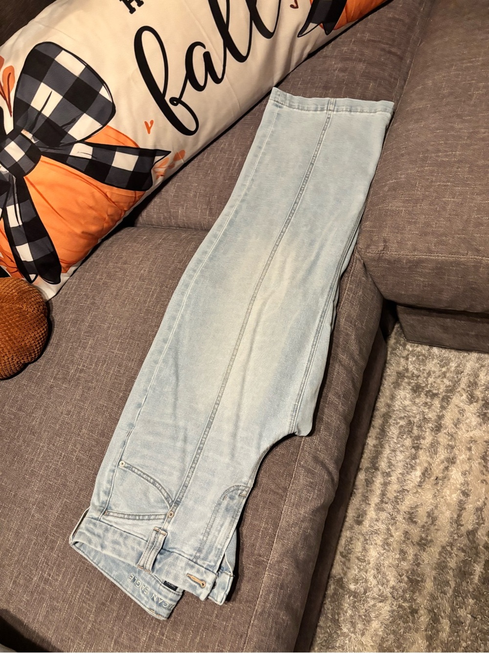 American Eagle Outfitters Light Blue Skinny Jeans